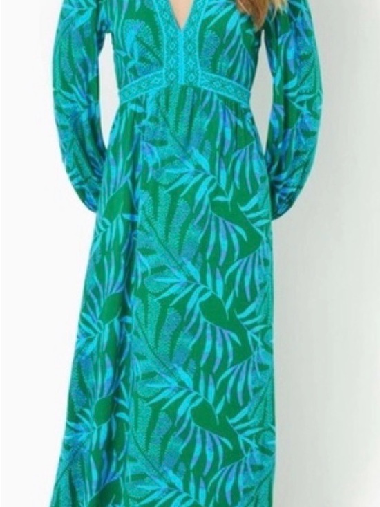 Lilly Pulitzer Dresses & Skirts - Lilly Pulitzer Exclusive Women’s Tropical Print Maxi Dress Discontinued NWT
